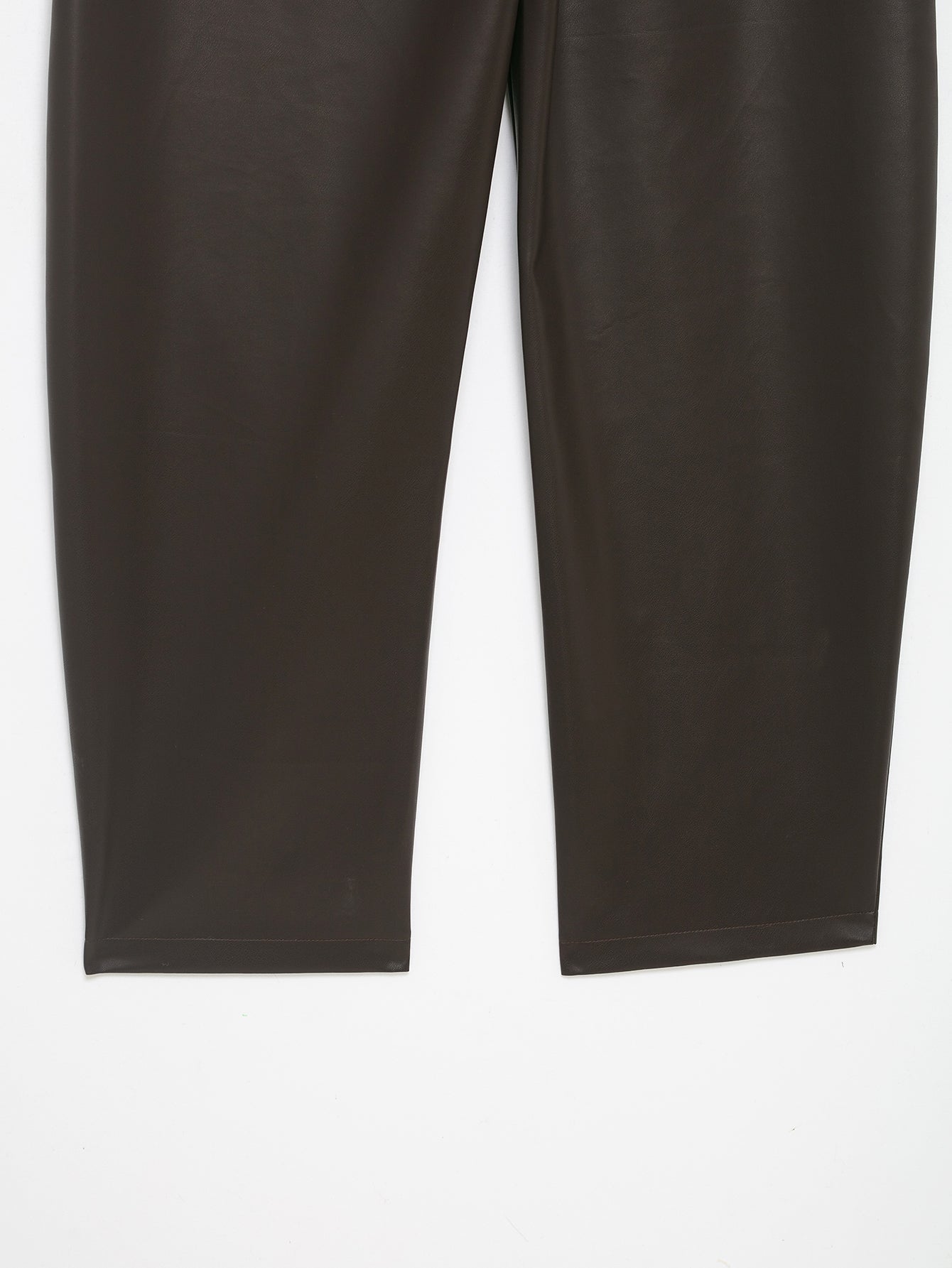 Women Clothing Fashionable All Match Mid Waist Pleated Balloon Pants