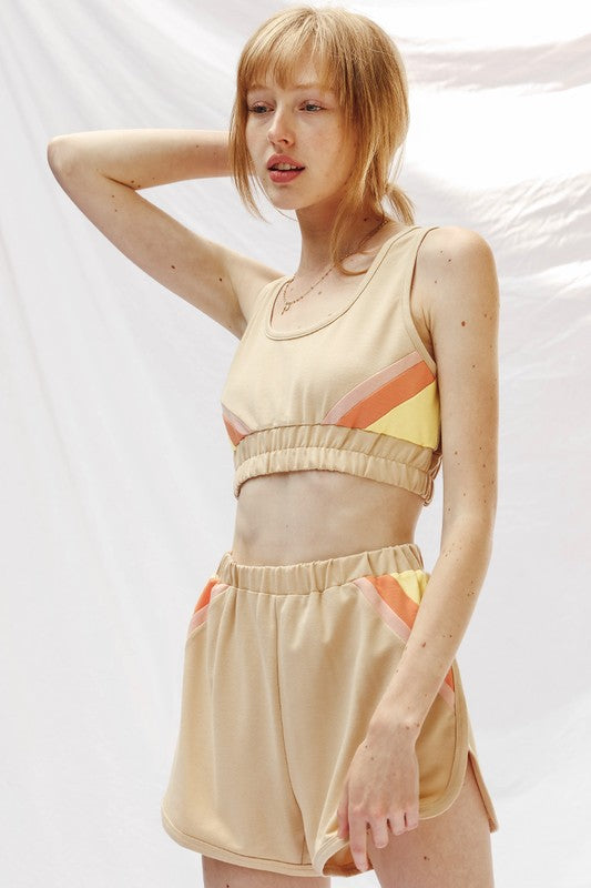 Ericka Cute Retro lounge Two Piece Sets
