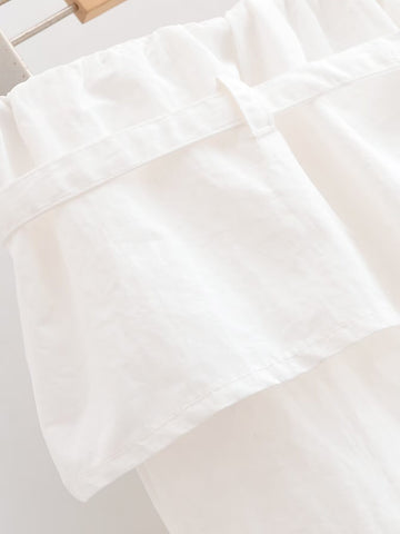 Elegant Women Clothing Casual Overlapping Waist Pants