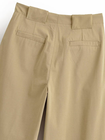 Women Clothing Top Pleated Bucket Pants