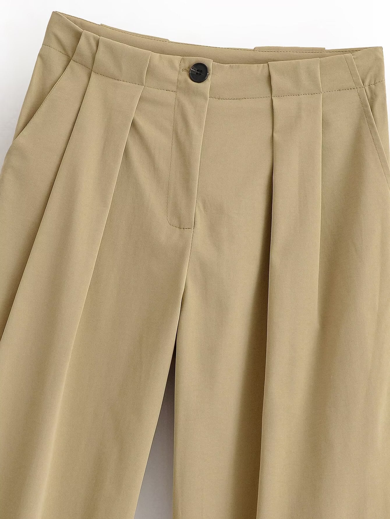 Women Clothing Top Pleated Bucket Pants