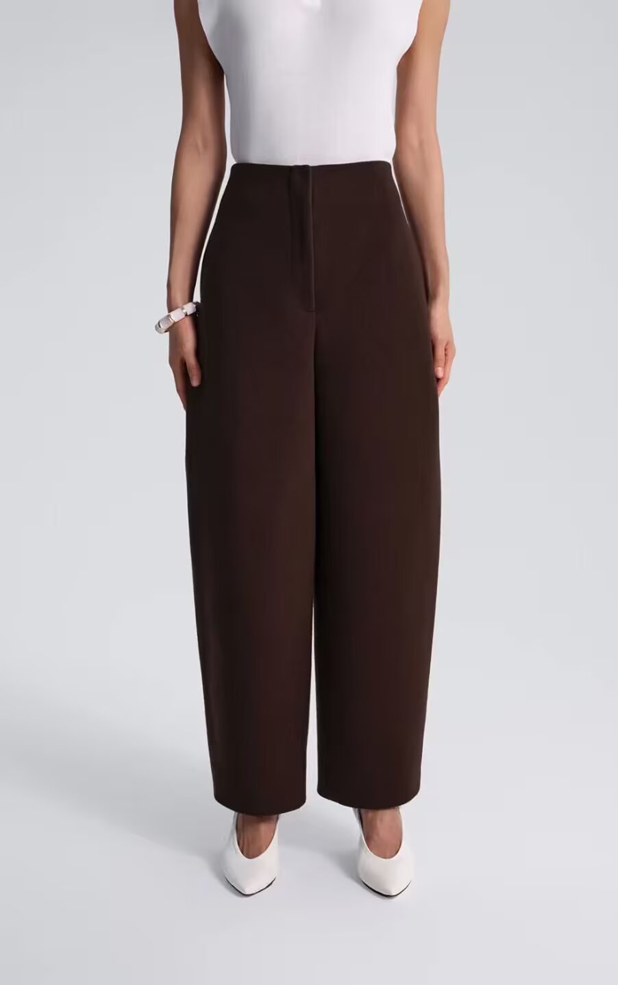 Women Clothing Summer Street Machete Profile Loose Casual Woolen Trousers