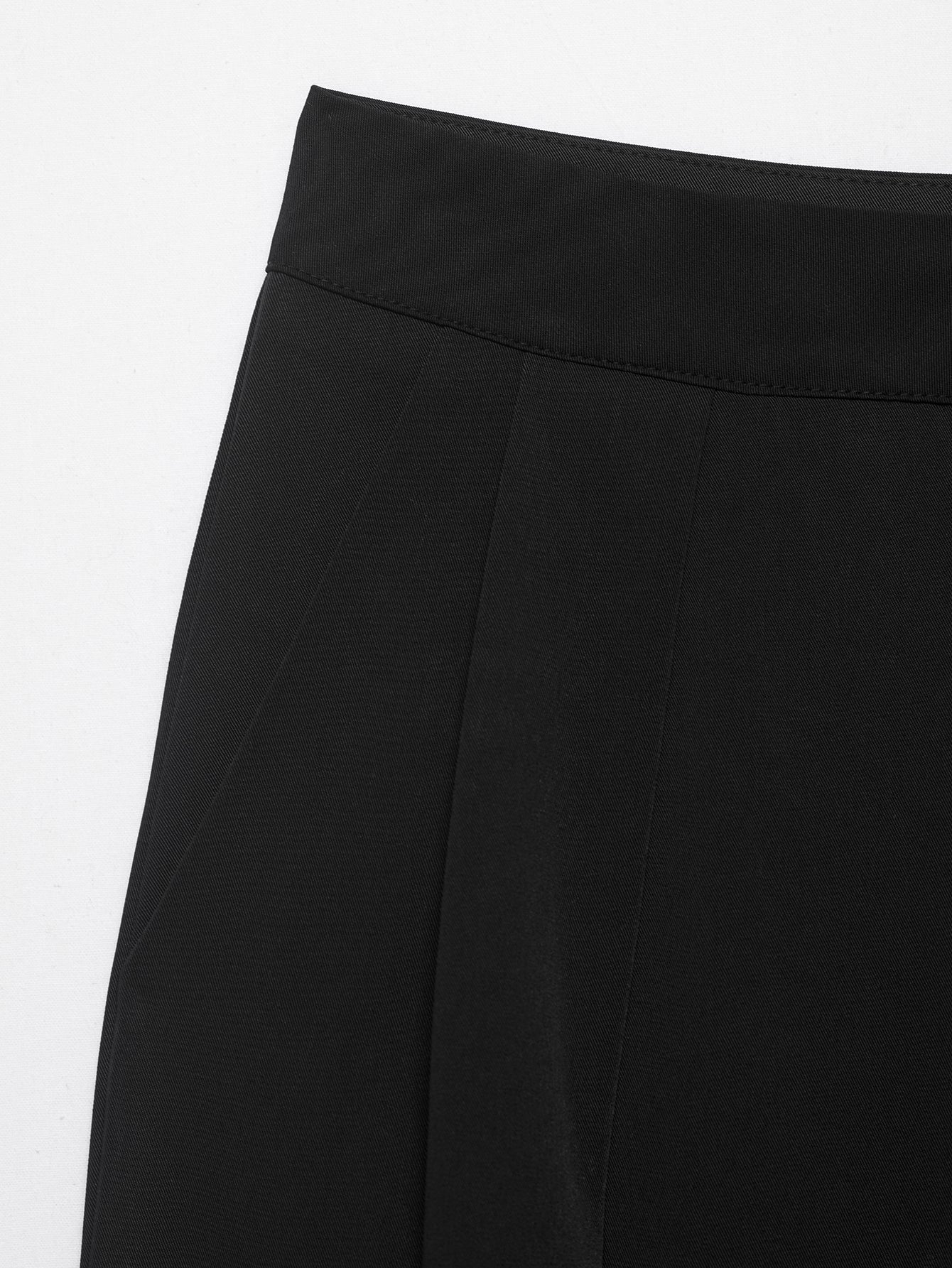 Women Hem Lace Drawstring Strap Wide Leg Trousers Casual Pants