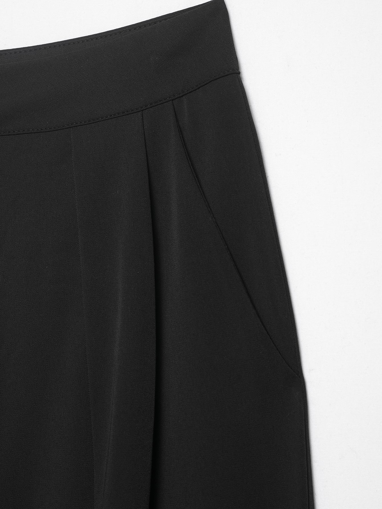 Women Hem Lace Drawstring Strap Wide Leg Trousers Casual Pants