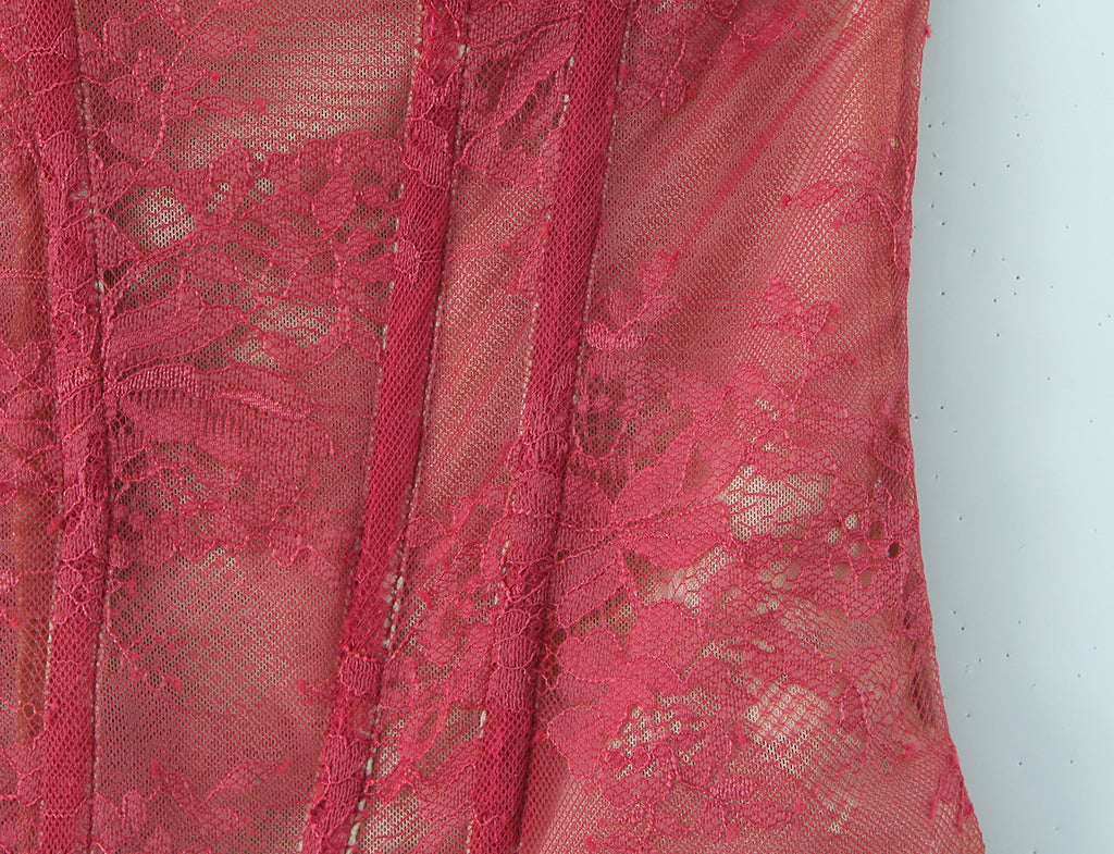 Sexy Lace Vest Women  Boning Corset Tube