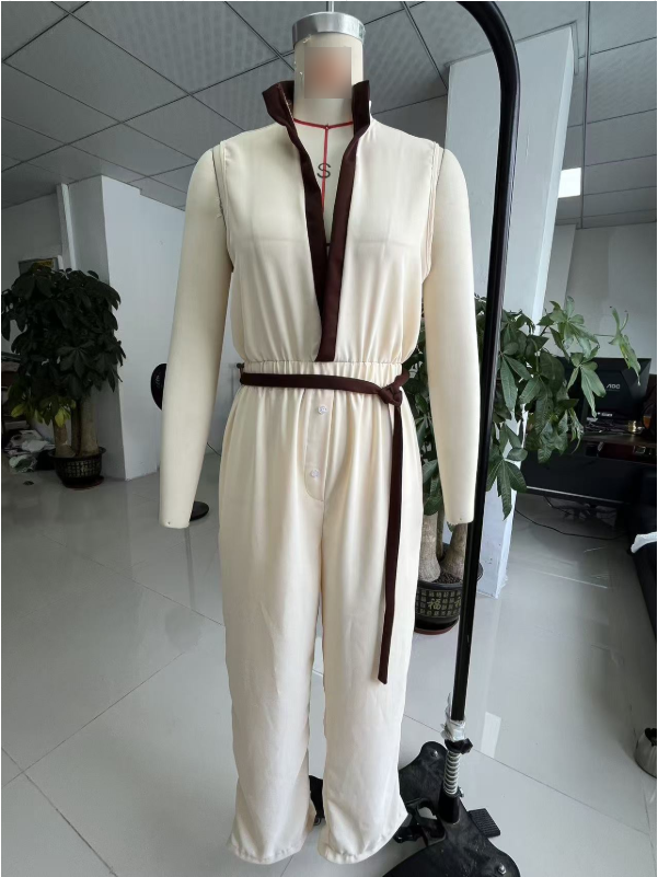 Sleeveless Jumpsuit V neck Women Wear