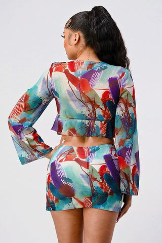 Karla Pallet Ruffle Lightweight Two Piece Sets