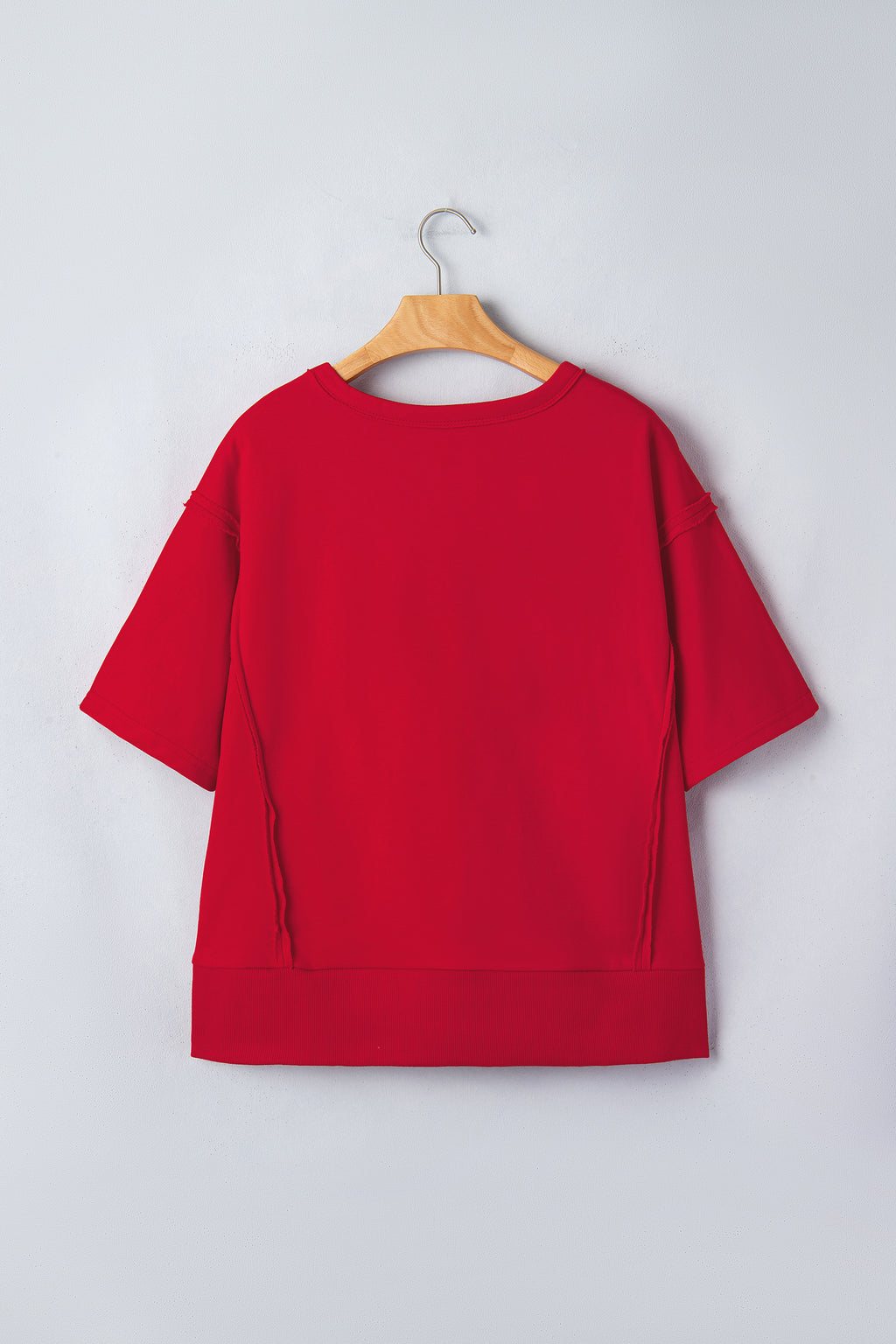 Racing Red GEORGIE Letter Drop Shoulder