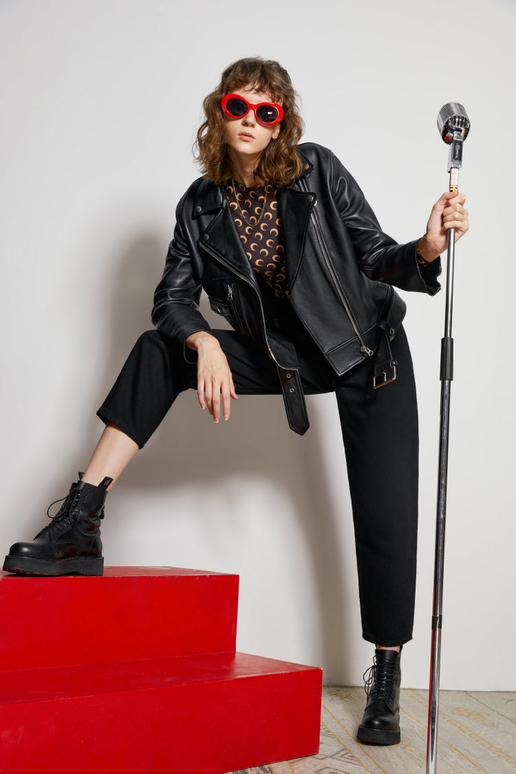Queens Of Noise High Rise Barrel Jeans