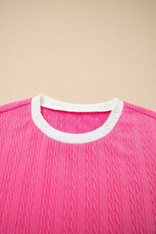 Amira Colorblock Textured Two Piece Sets