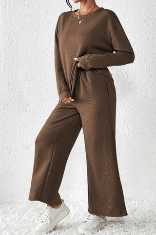 Victoria Elegant Textured Two Piece Sets