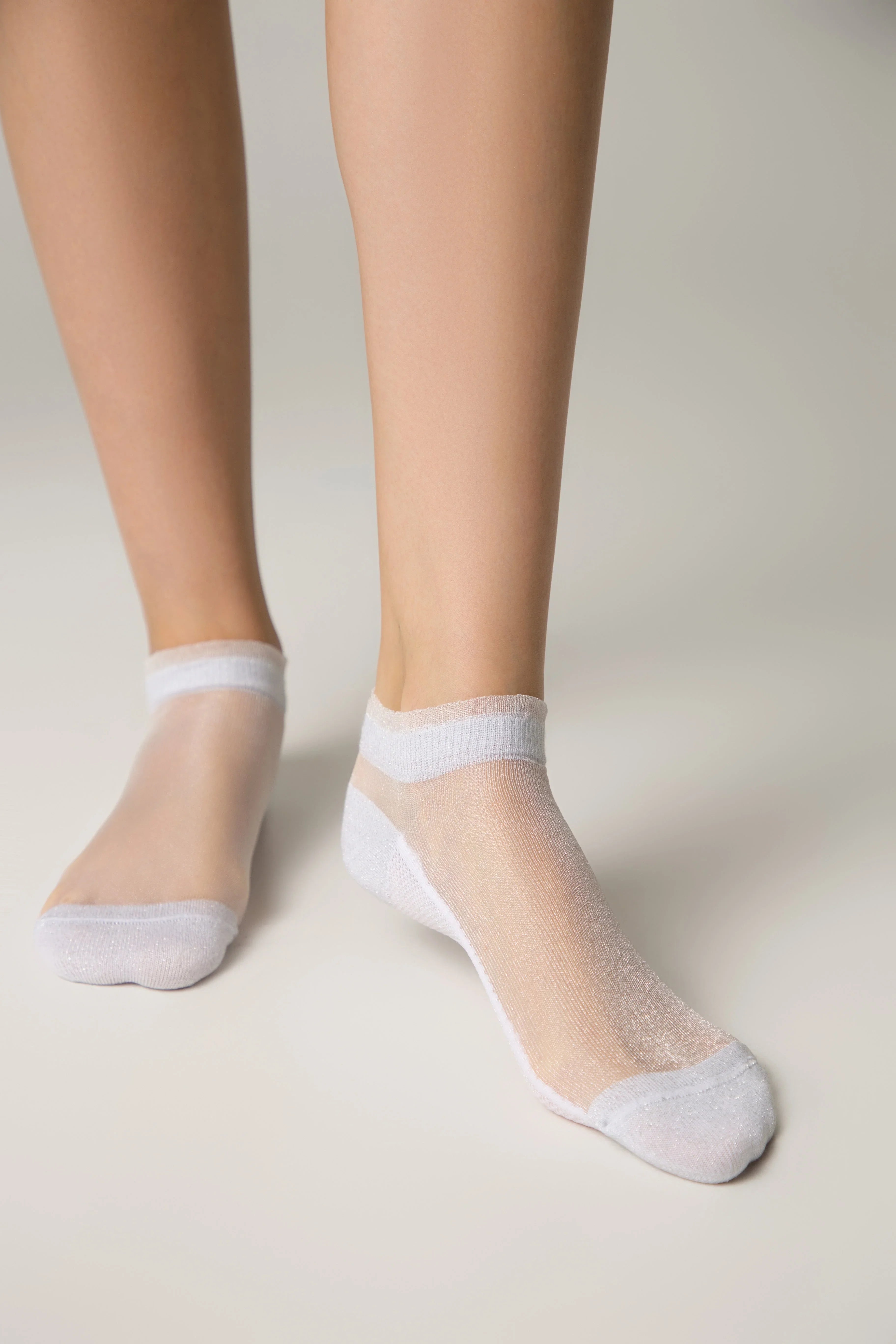 Ankle Socks Conte Active - 229 Transparent with Lurex