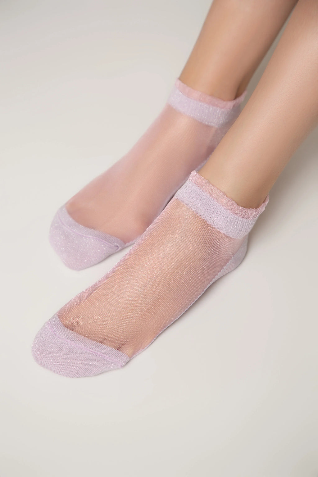 Ankle Socks Conte Active - 229 Transparent with Lurex