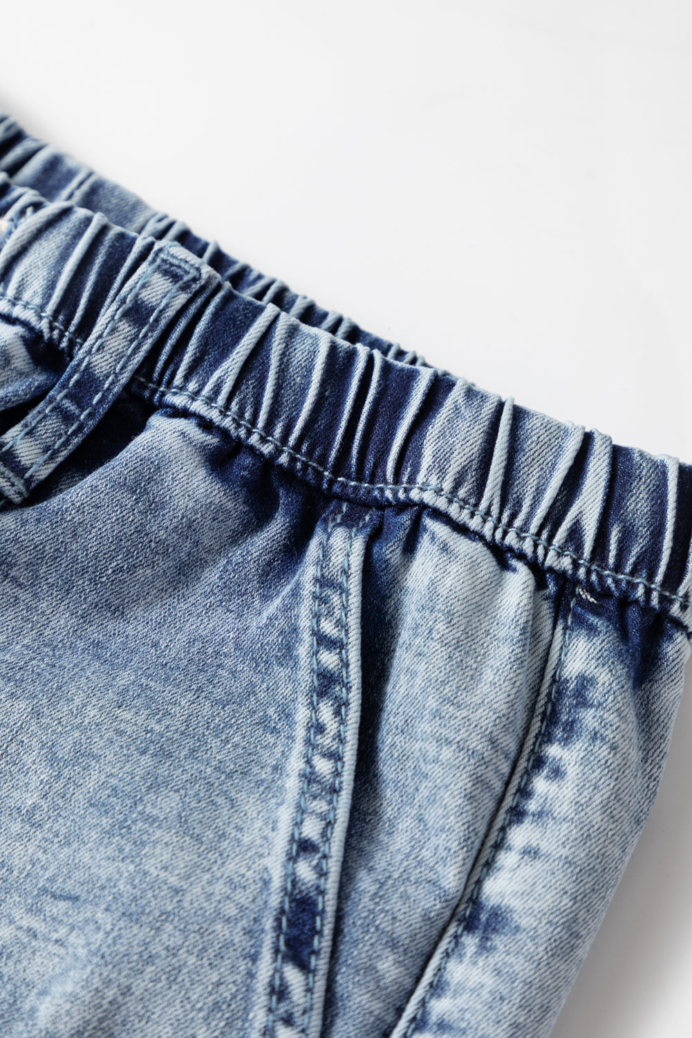 Abigail Drawstring Elastic Waistband Jeans