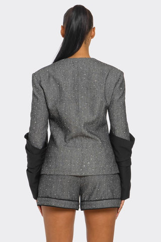 Miranda Double-Breasted Tweed Two Piece Sets