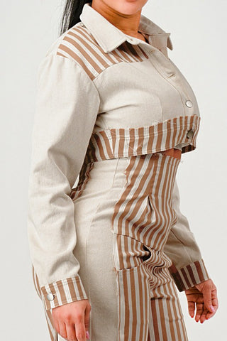 Maya High-Waist Wide-Leg Two Piece Sets