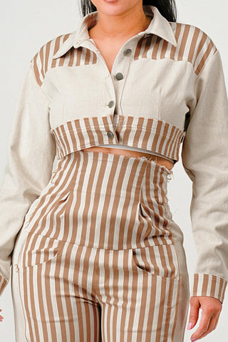 Maya High-Waist Wide-Leg Two Piece Sets
