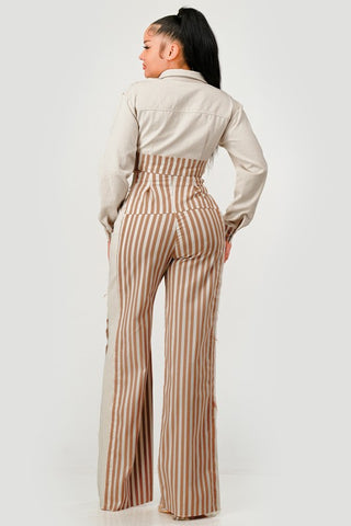 Maya High-Waist Wide-Leg Two Piece Sets