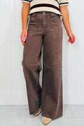 Elora Washed Patch Loose Jeans