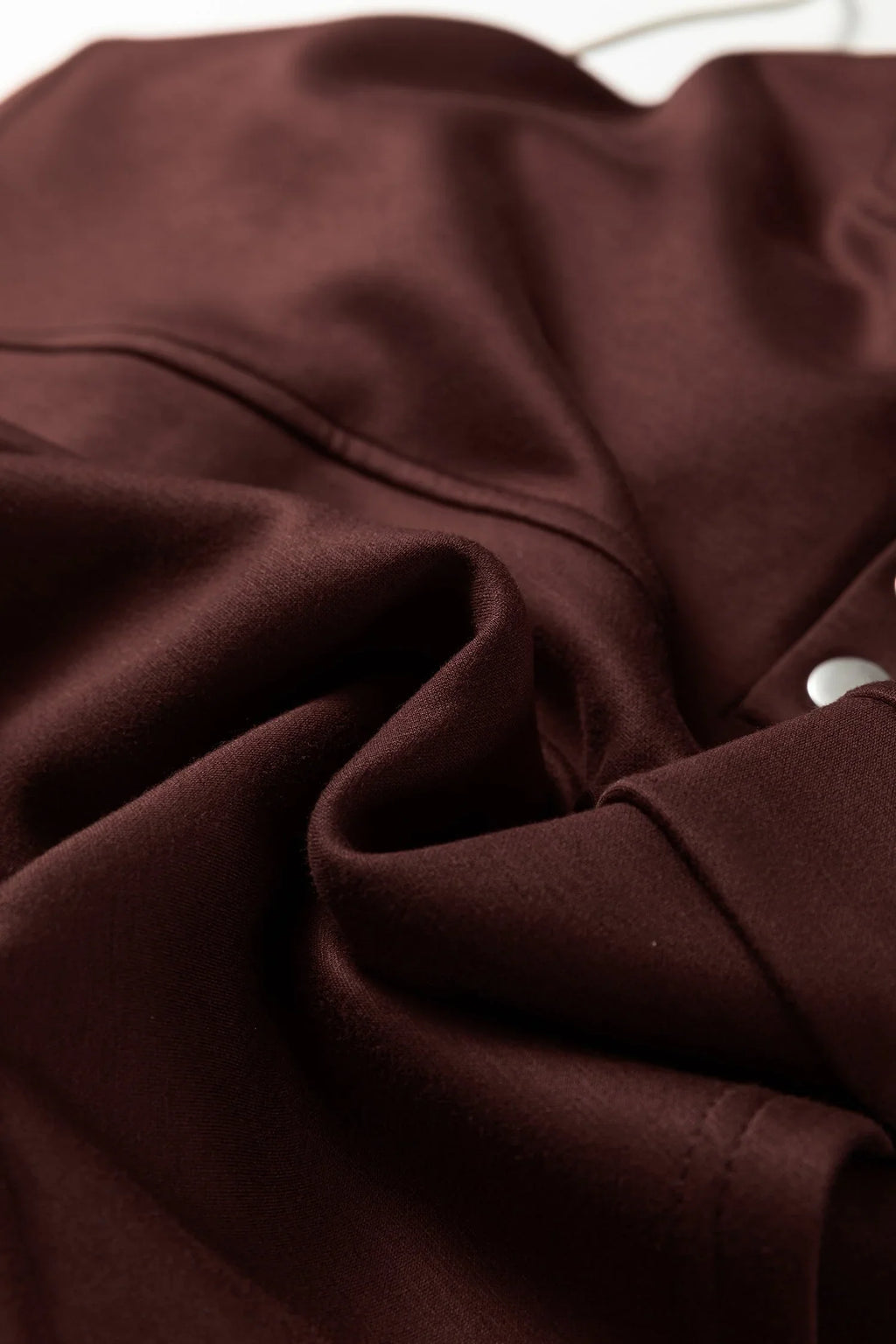 Chicory Coffee Button Drawstring Cropped Hoodie Jogger Set