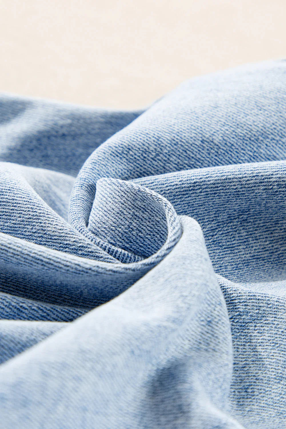 Saige Wash Distressed Straight Jeans
