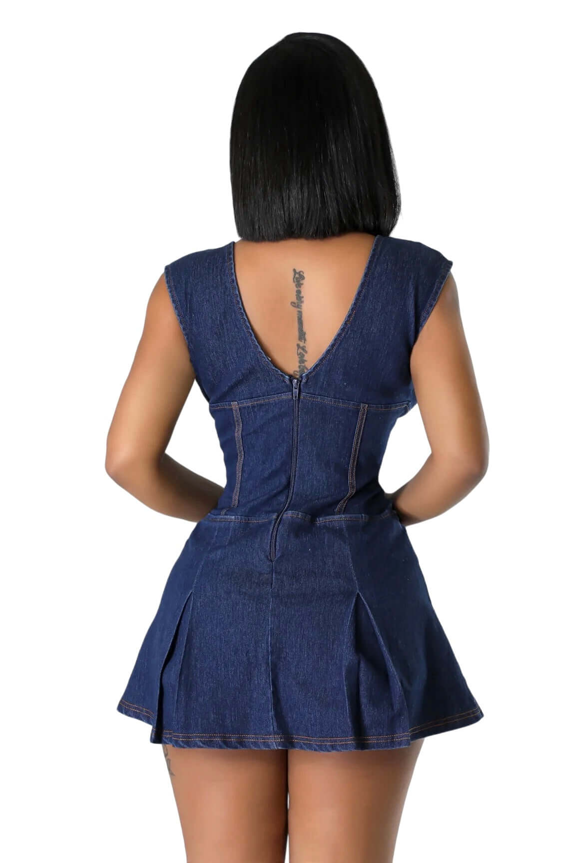 Stunning high Quality Dark V-Neck Romper