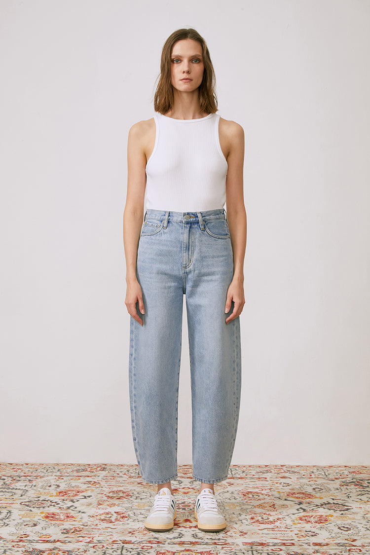 Queens Of Noise High Rise Barrel Jeans
