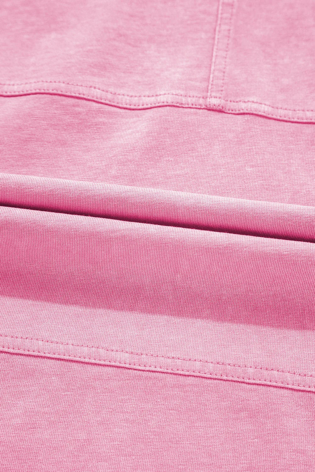 Mineral Wash Reverse Seam Drawstring Elastic Waist Pants