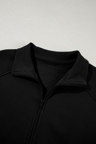 Belen Solid Zip-Up Drawstring Two Piece Sets