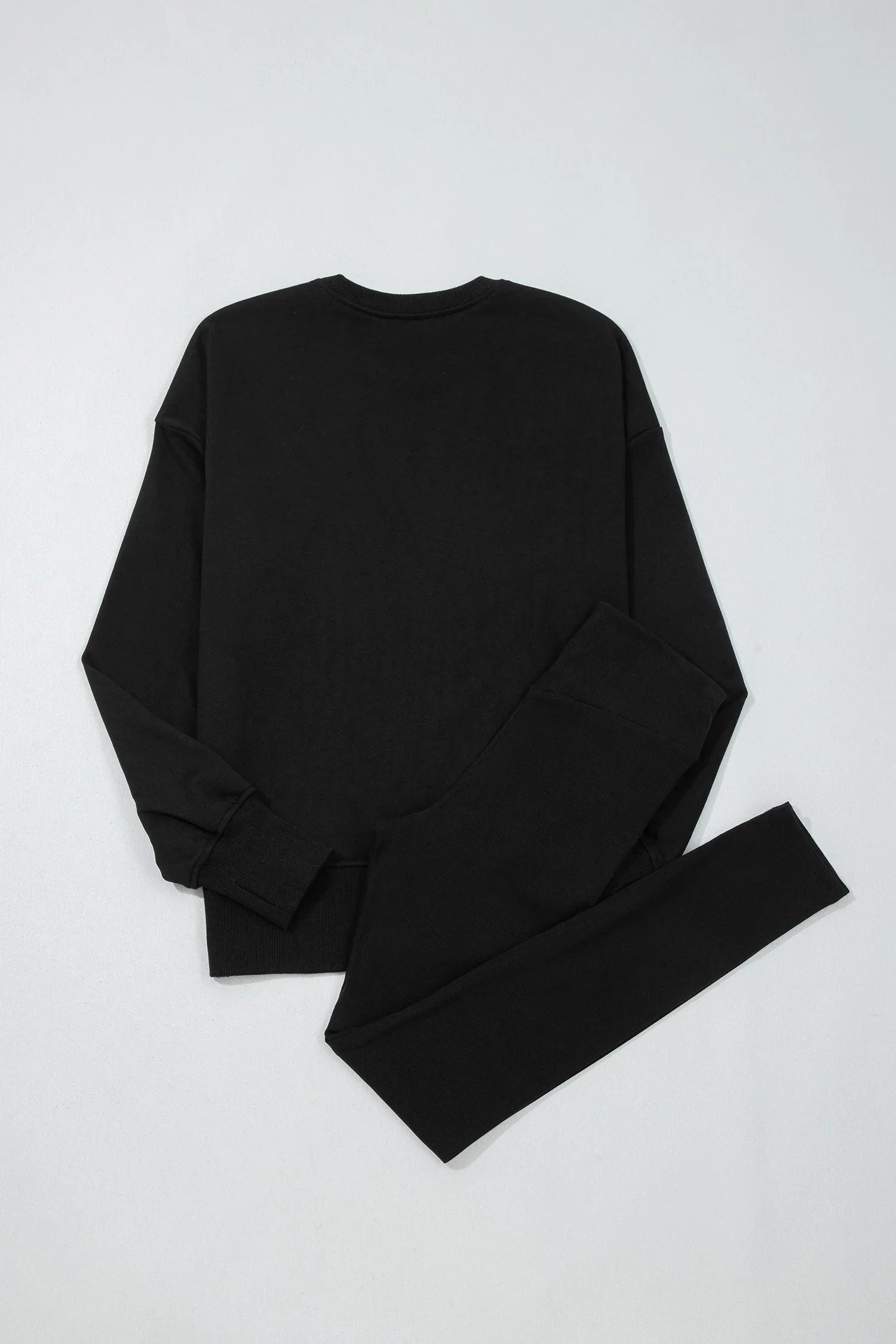 Martha Solid Oversize And Ribbed Two Piece Sets