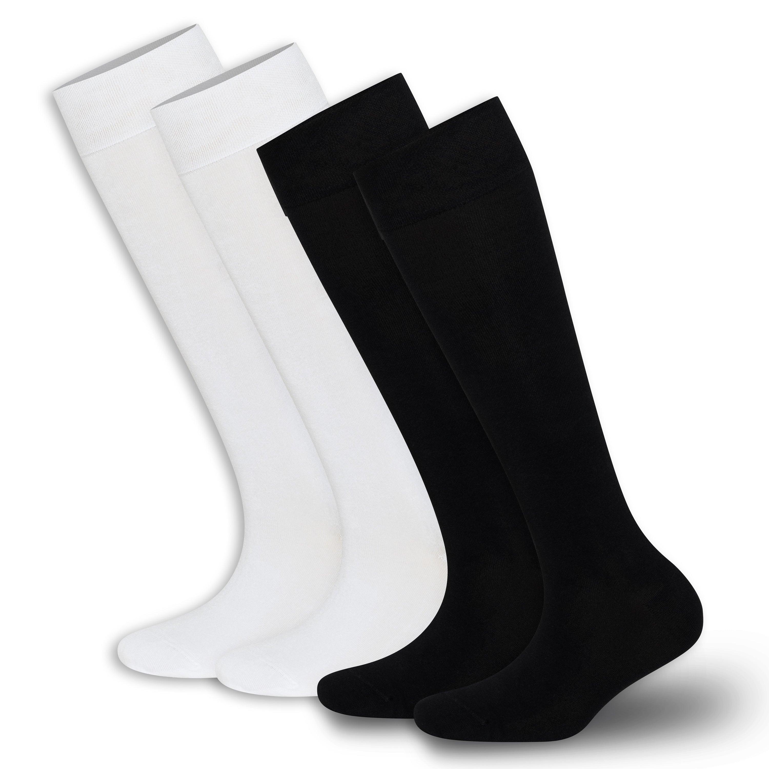Women’s Bamboo Knee-High Socks 4-Pack