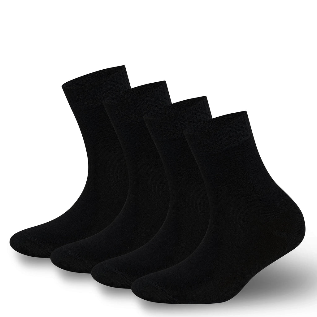 Men’s & Women’s Bamboo Diabetic Ankle Socks 4-Pack