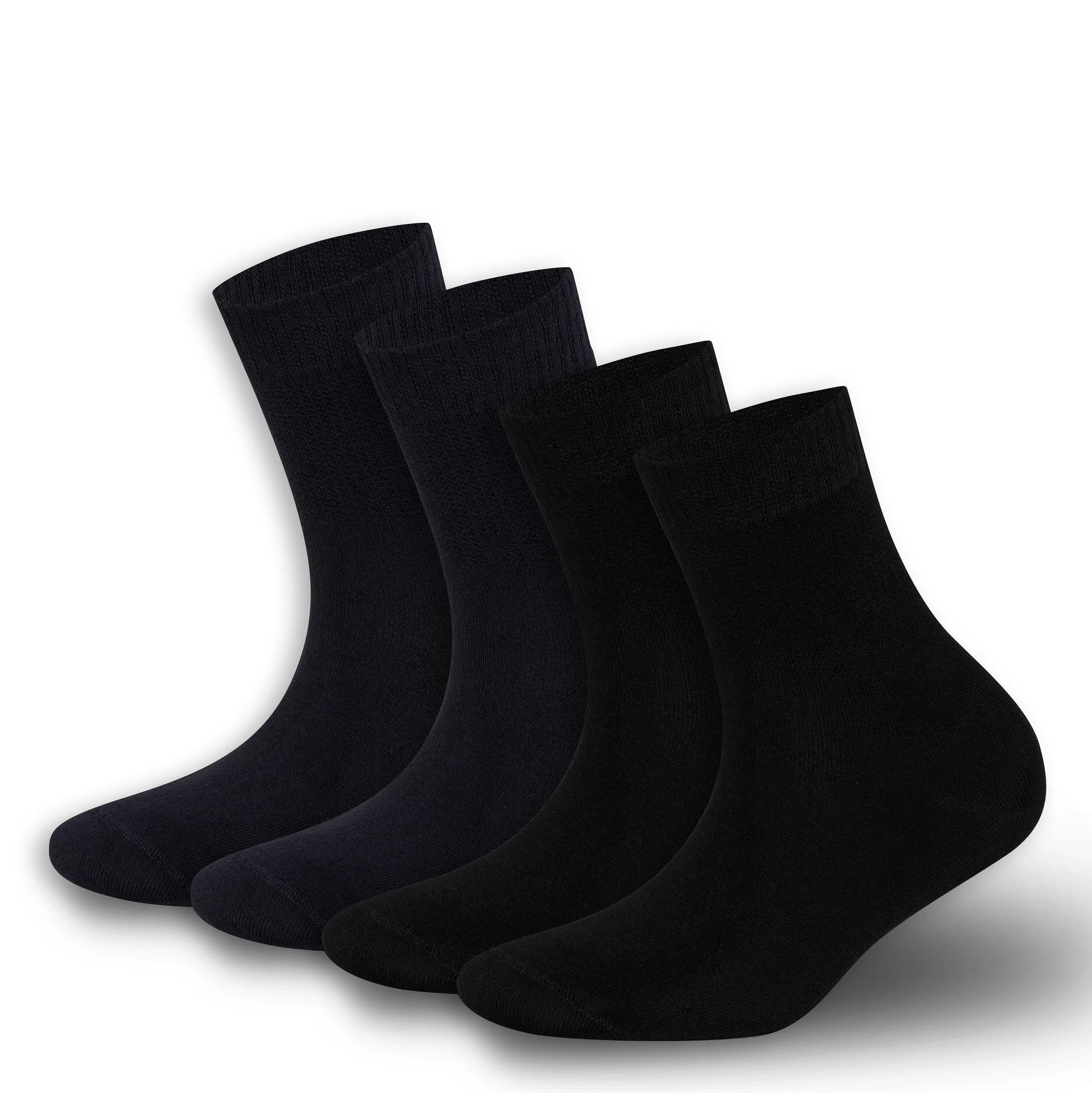 Men’s & Women’s Bamboo Diabetic Ankle Socks 4-Pack