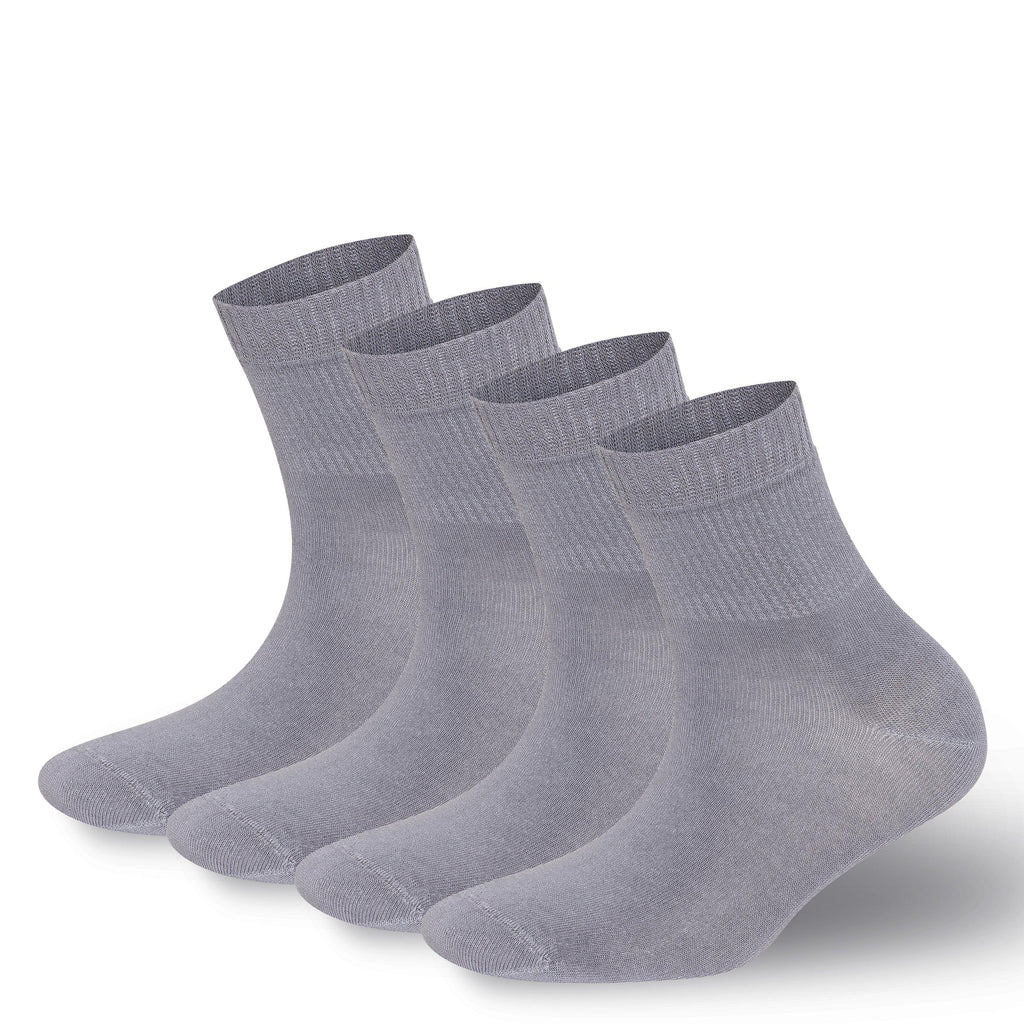 Men’s & Women’s Bamboo Diabetic Ankle Socks 4-Pack