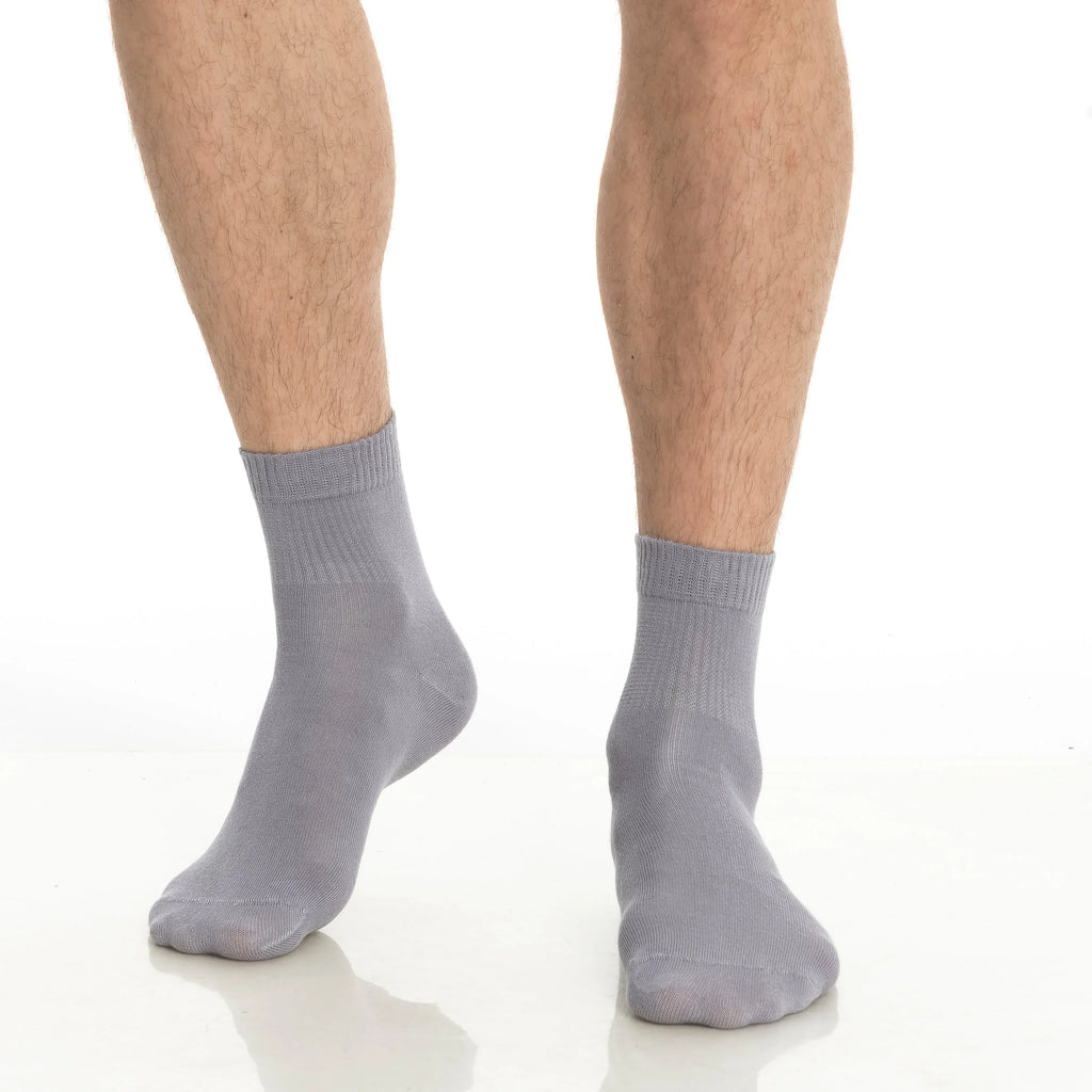 Men’s & Women’s Bamboo Diabetic Ankle Socks 4-Pack