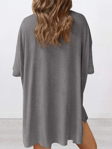 Dinora Full Size Oversized Round Neck Two Piece Sets