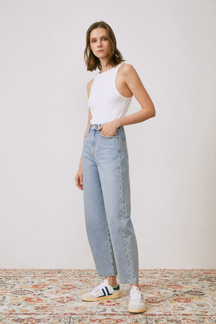 Queens Of Noise High Rise Barrel Jeans