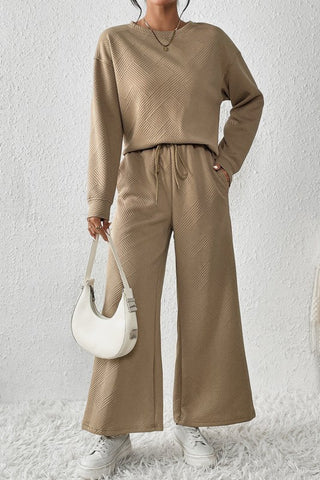 Victoria Elegant Textured Two Piece Sets
