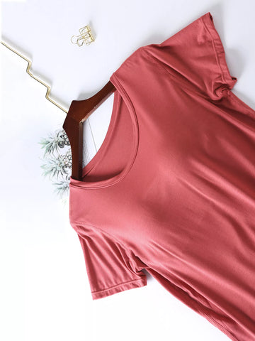 Sarah Padded Round Neck Modal Two Piece Sets
