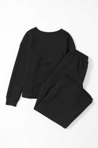 Victoria Elegant Textured Two Piece Sets