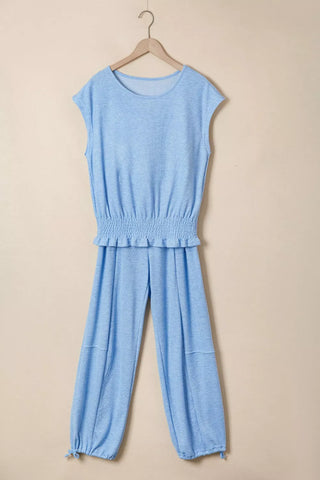 Marcela Cap Sleeve Matching Two Piece Sets