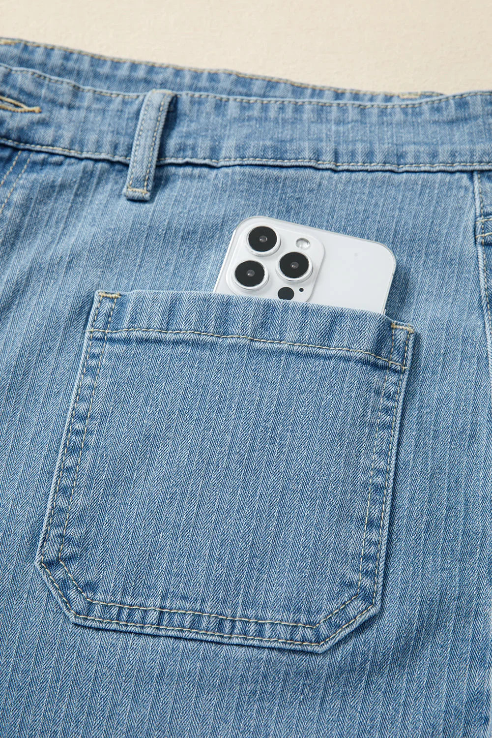 Adelyn Textured Wide Leg PLUS Jeans