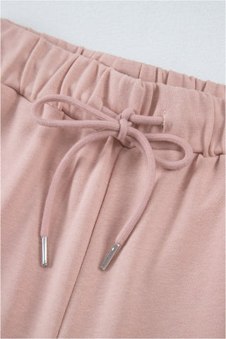 Veronica Stripe Drawstring Two Piece Sets