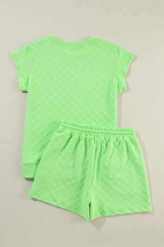 Rosaura Checker Textured Two Piece Sets