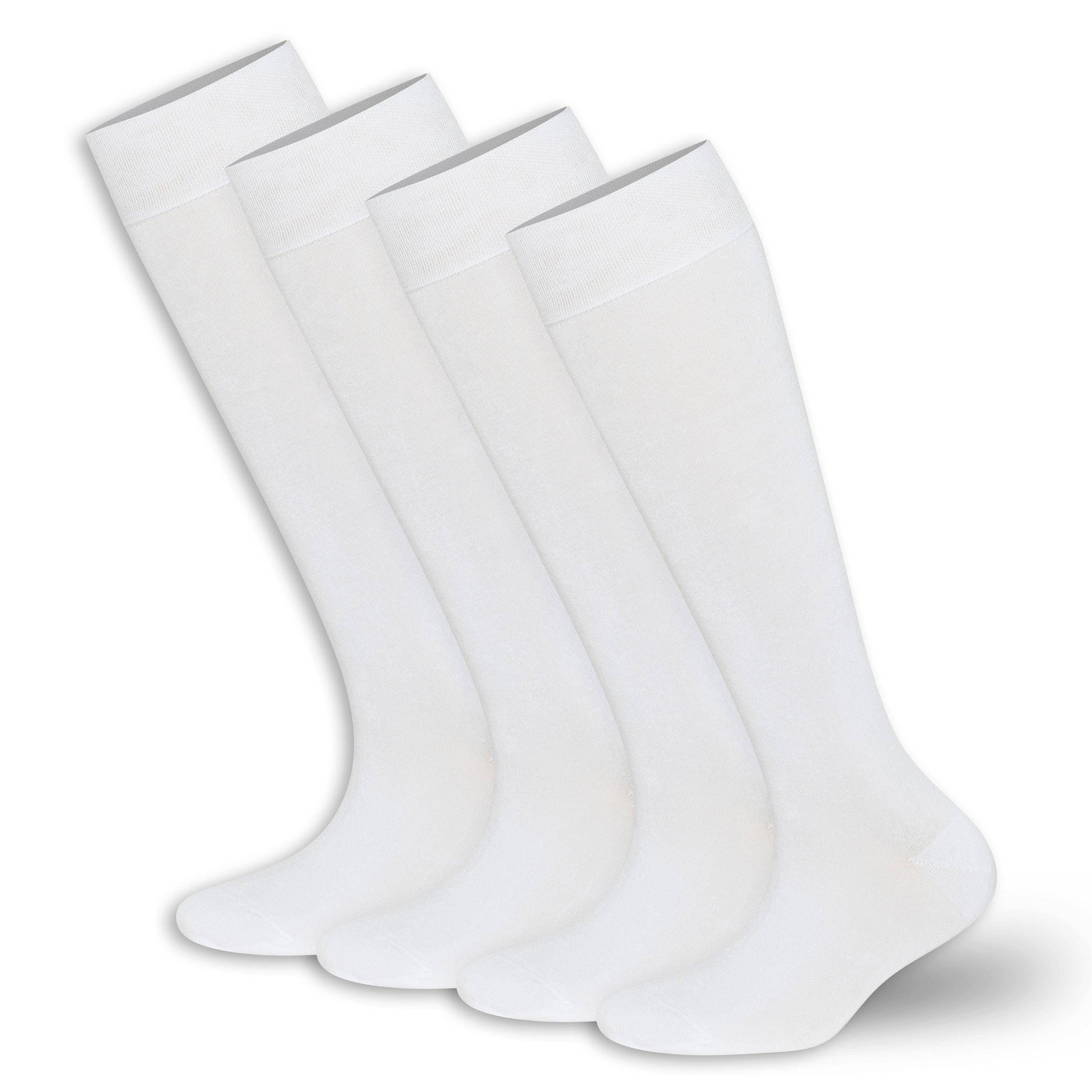 Women’s Bamboo Knee-High Socks 4-Pack