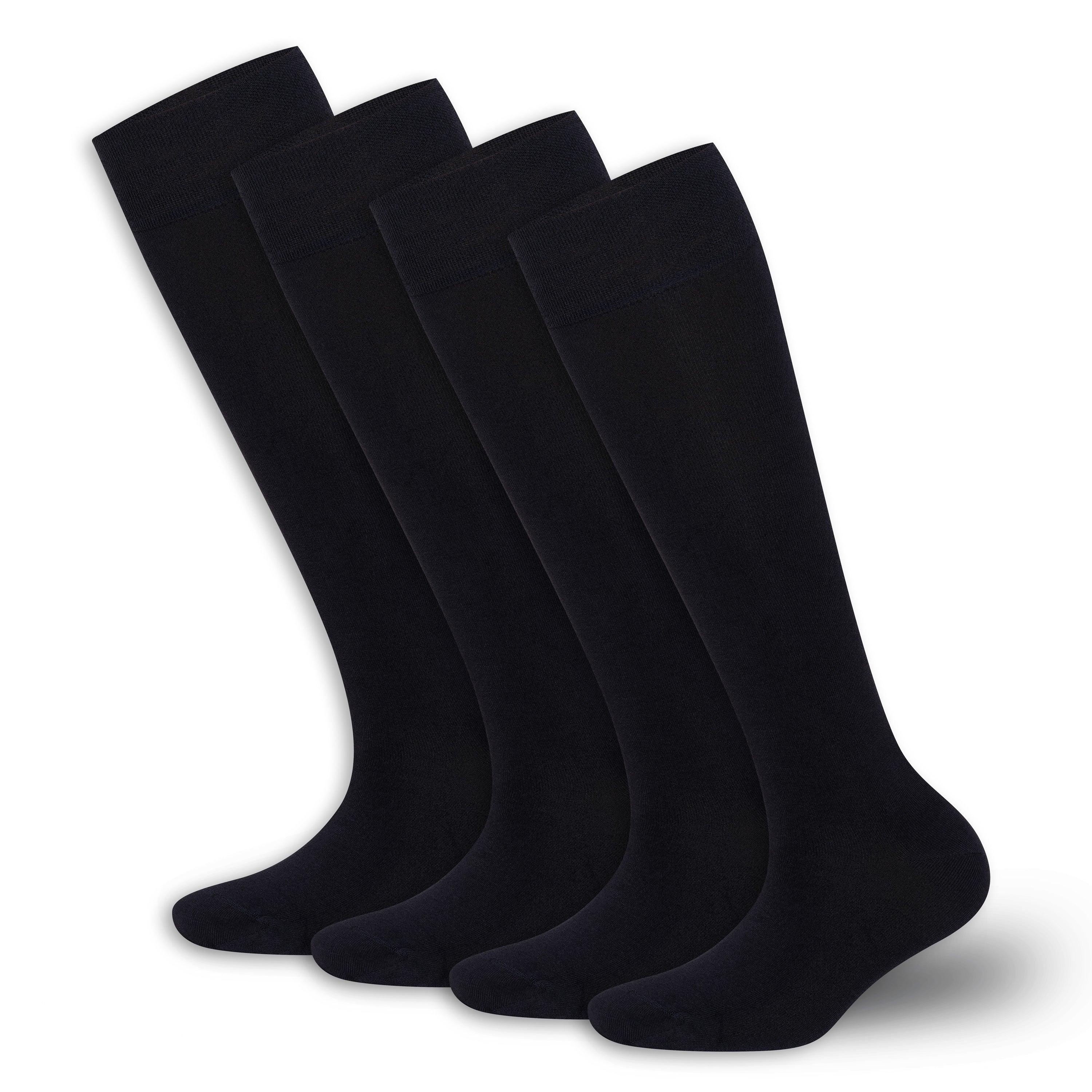 Women’s Bamboo Knee-High Socks 4-Pack