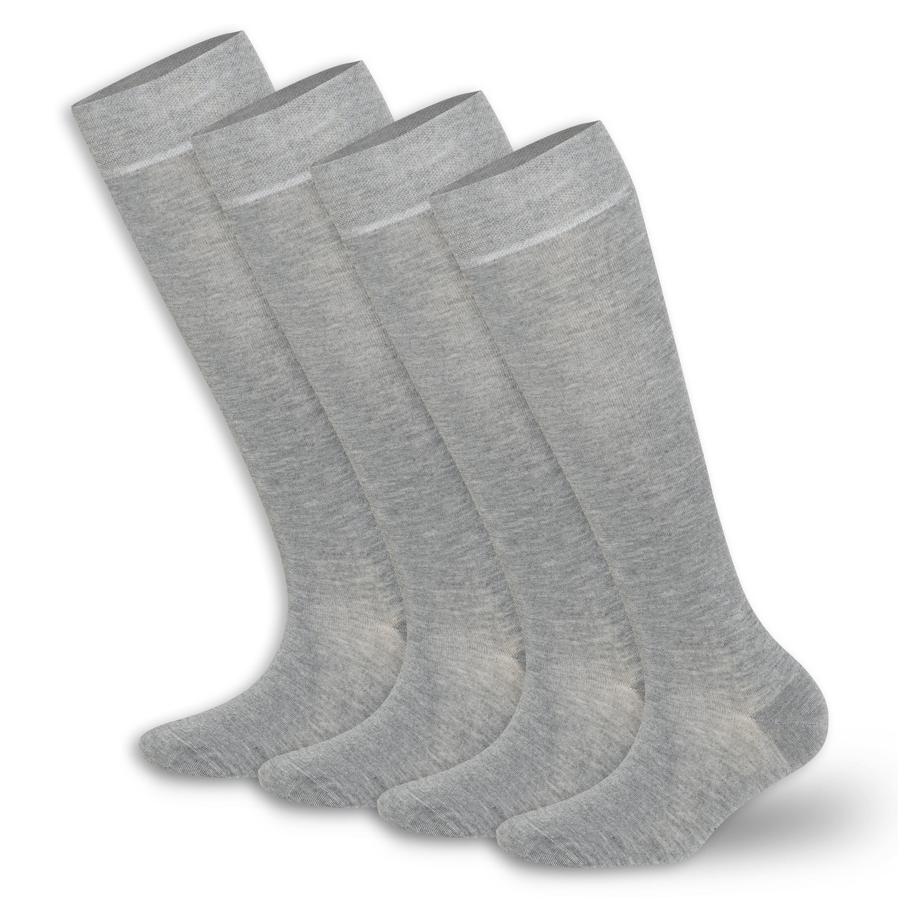 Women’s Bamboo Knee-High Socks 4-Pack