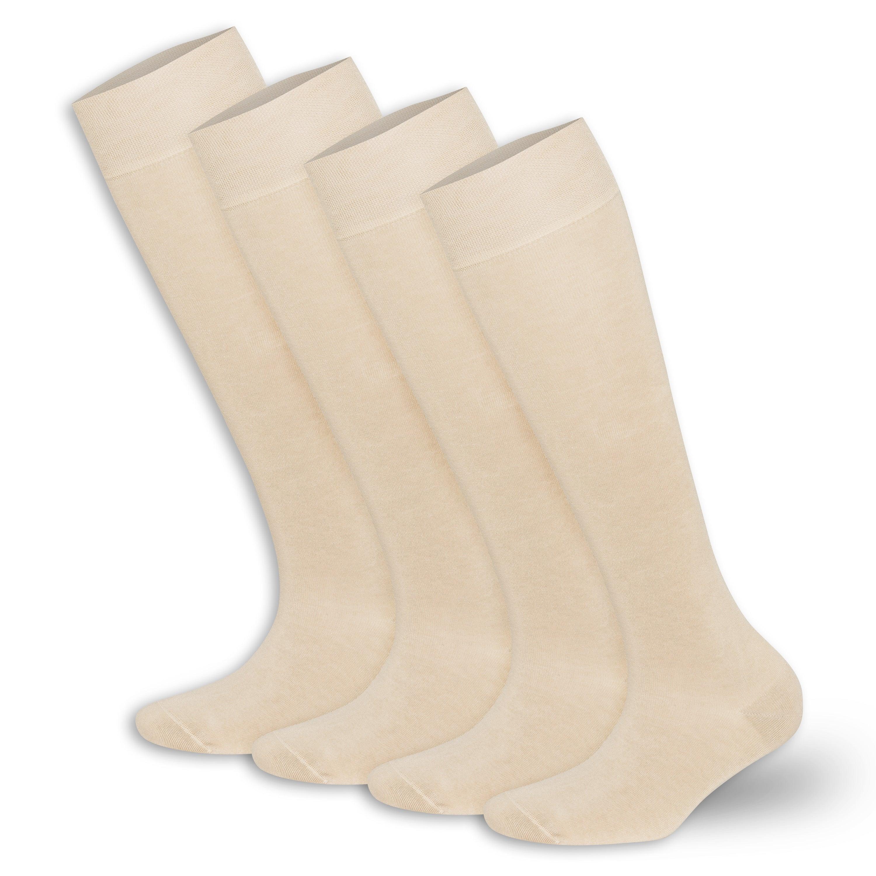 Women’s Bamboo Knee-High Socks 4-Pack