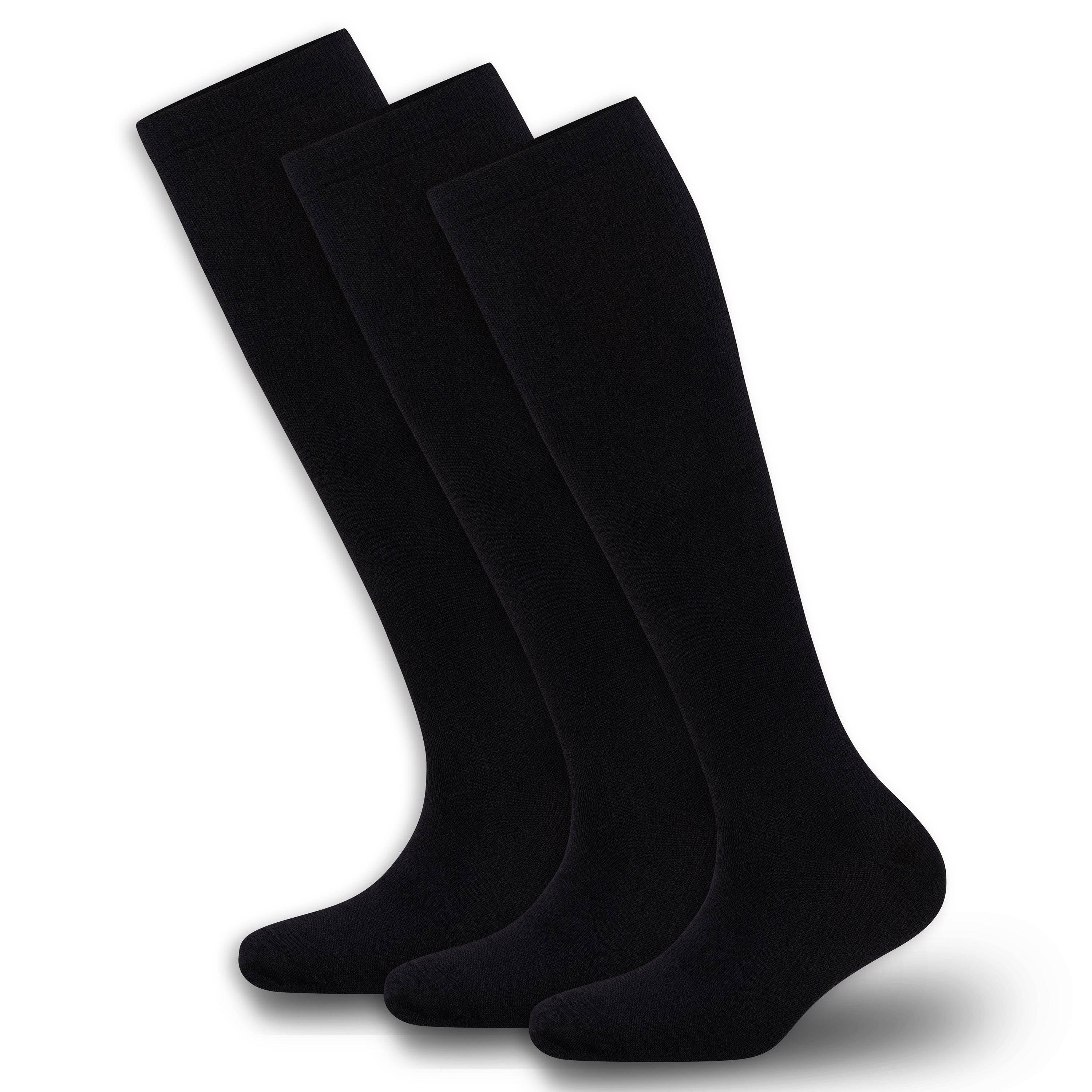Compression Socks for Men & Women 3-Pack (15-20mmHg)