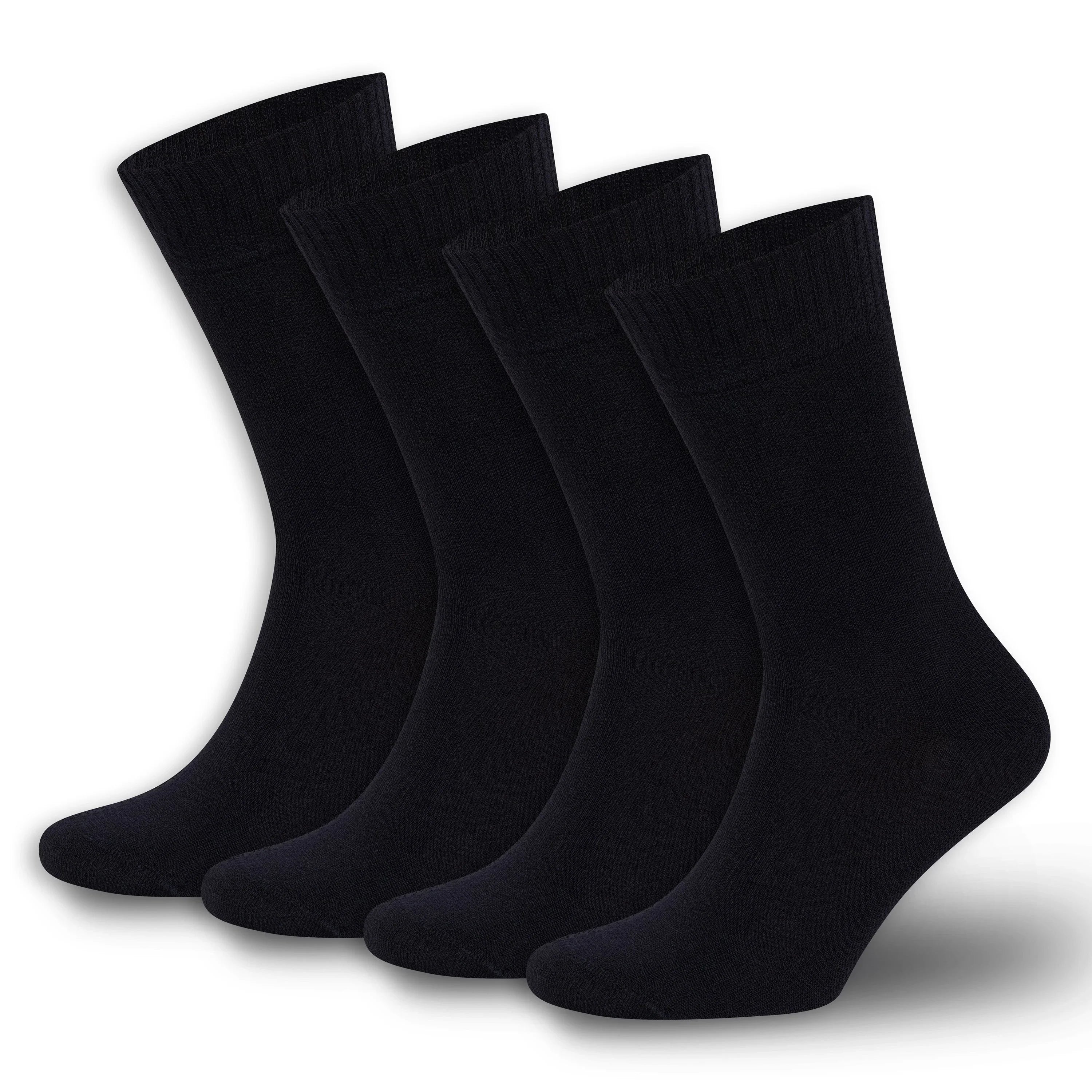 Men’s & Women’s Bamboo Diabetic Crew Socks 4-Pack